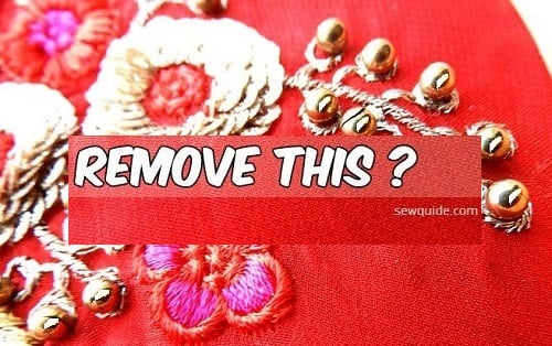 Can you remove an embroidered monogram?