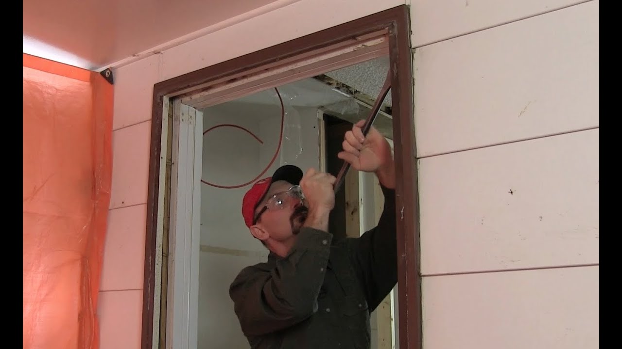 Door frames or jambs can be removed for replacement, to change door swing direction