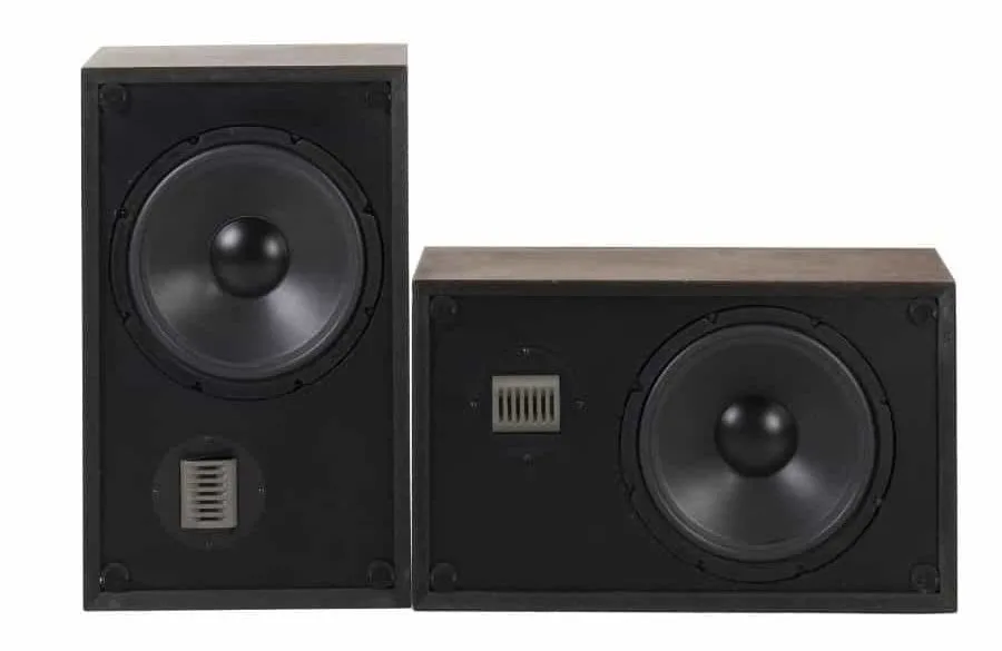 speakers be placed horizontally