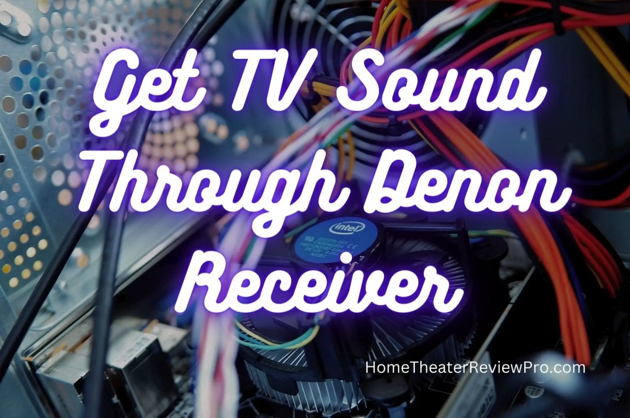 sound from TV to Denon receiver