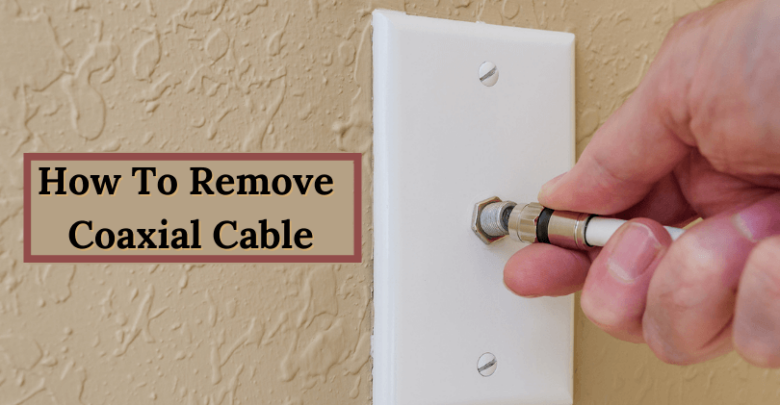 Is it safe to disconnect coax cable