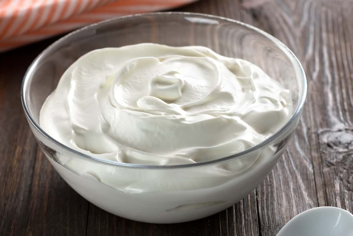 frozen sour cream
