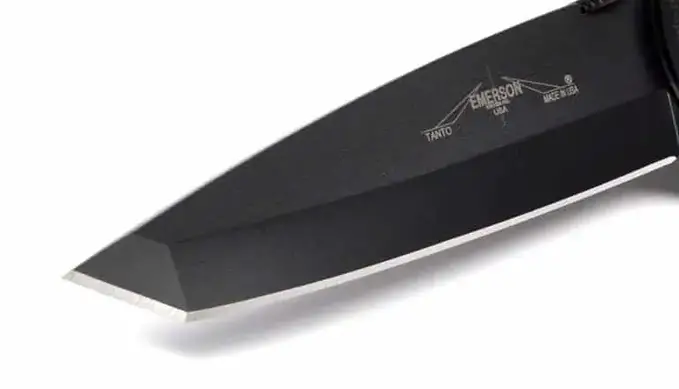 how to sharpen a tanto blade