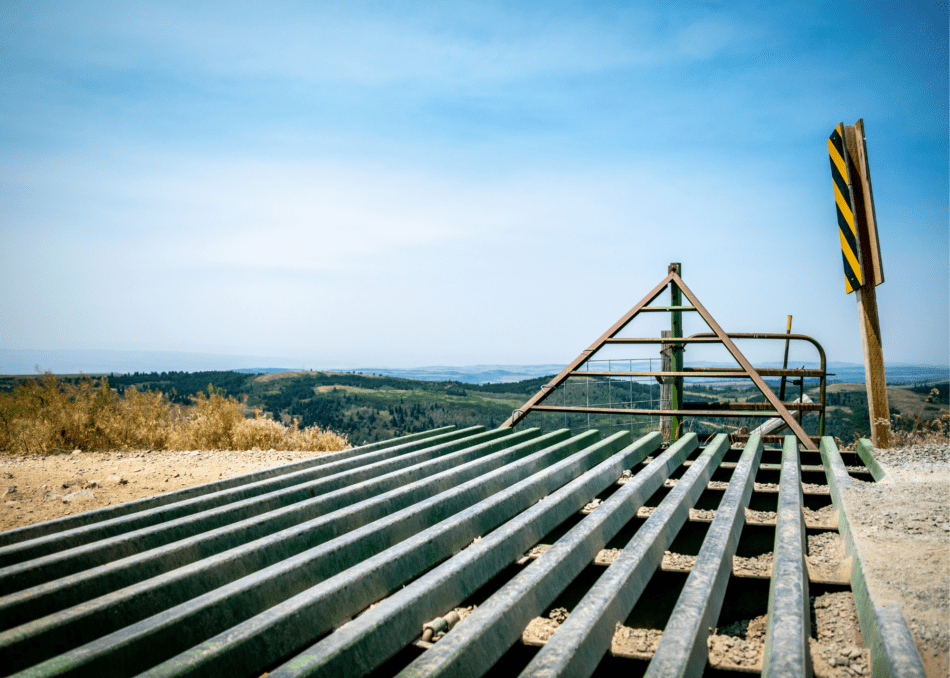 how does a cattle guard work