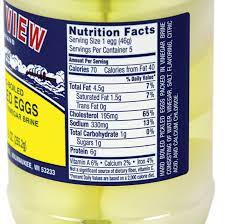pickled eggs calories