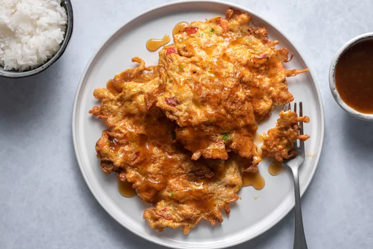 egg foo young in the refrigerator