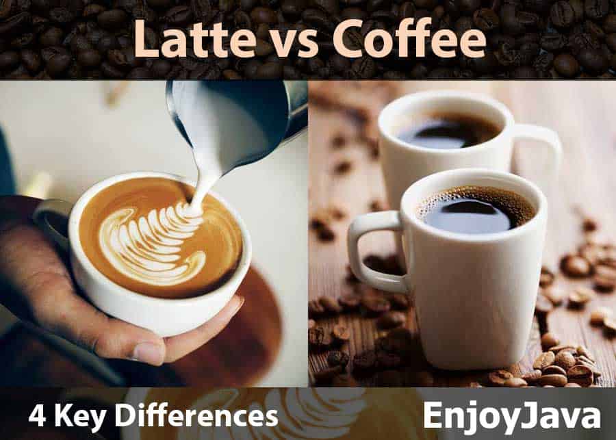 is a latte stronger than coffee