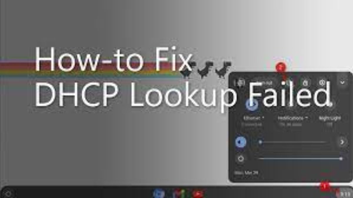 what does dhcp lookup failed mean