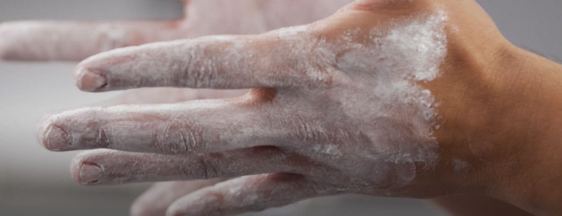 What to do if you get caulk on your skin?