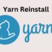yarn reinstall