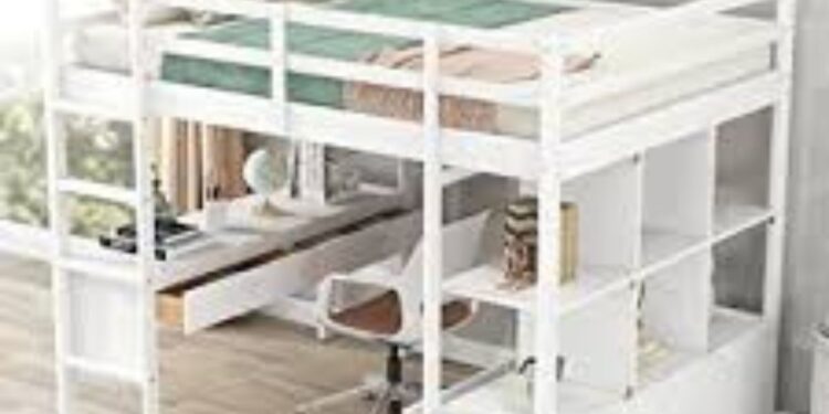 queen loft bed