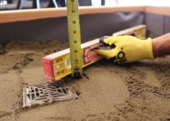 slope for a shower pan