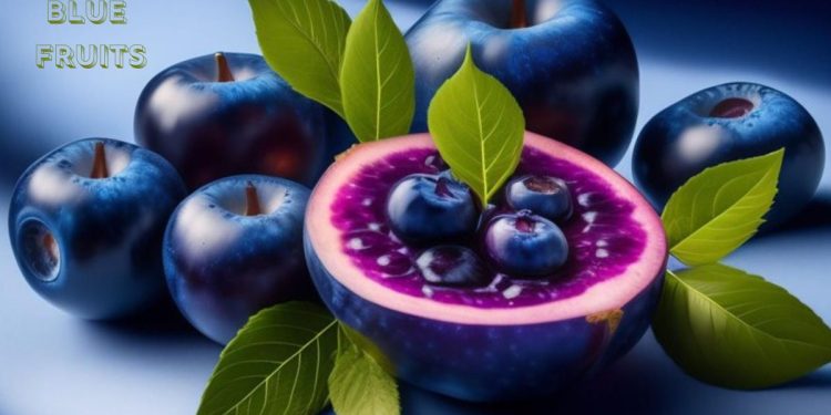 blue fruits