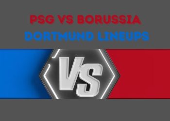 psg vs borussia dortmund lineups