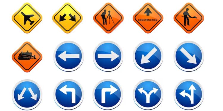 Traffic Direction Signs