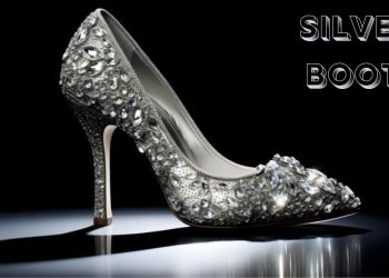 silver boots