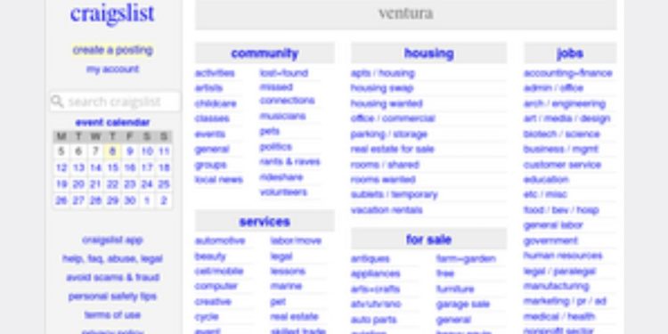 craigslist ventura