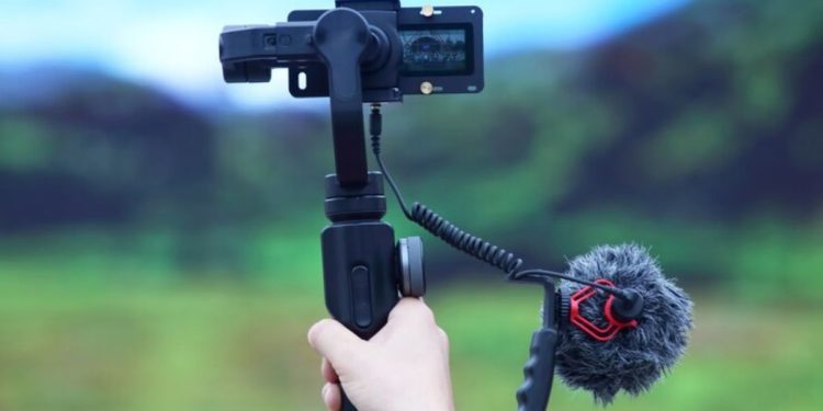 Action camera microphone attachment