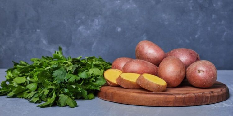 3x potatoes
