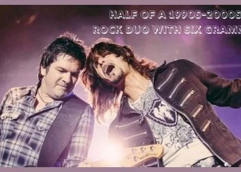 half of a 1990s-2000s rock duo with six grammys