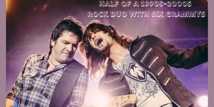 half of a 1990s-2000s rock duo with six grammys