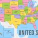 large map united states