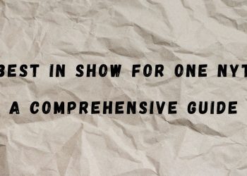 Best in Show for One NYT
